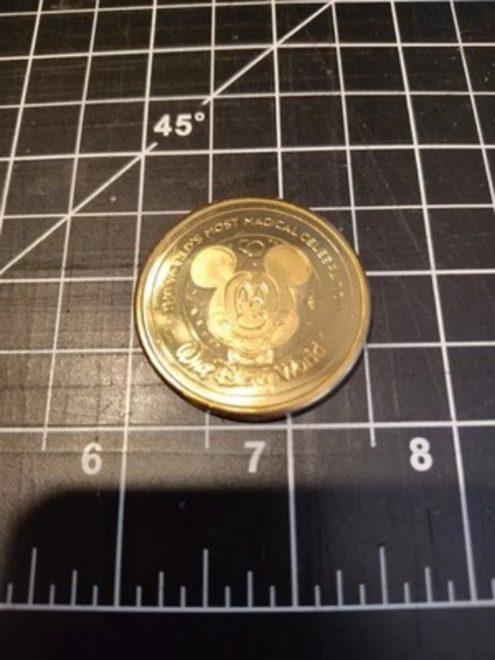 Disney 50th Anniversary Bambi Coin Medallion In Hand